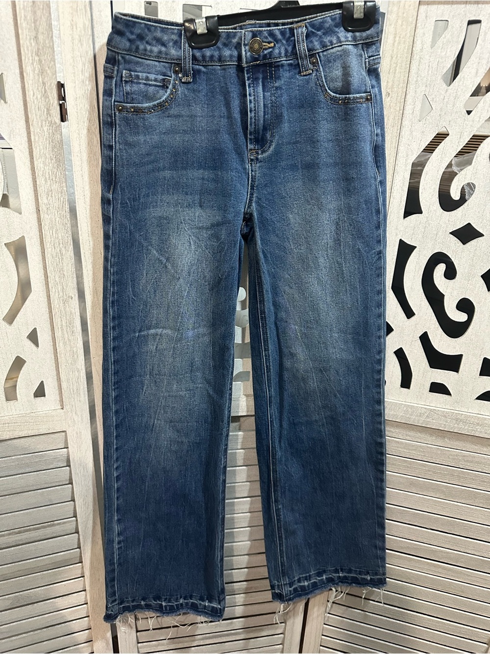 Juicy Couture Faded Blue wide -Leg Jeans